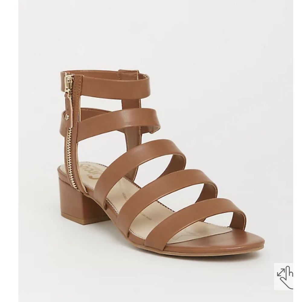 CIRCUS BY SAM EDELMAN TAN STRAPPY SANDAL